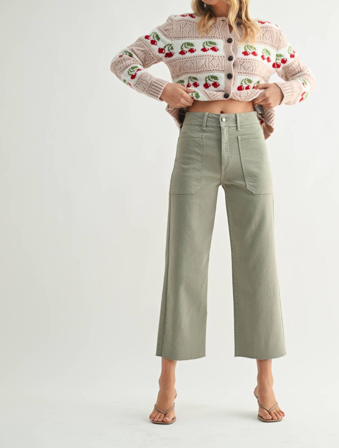 Just Black Denim - High Rise Wide Leg Denim Jeans