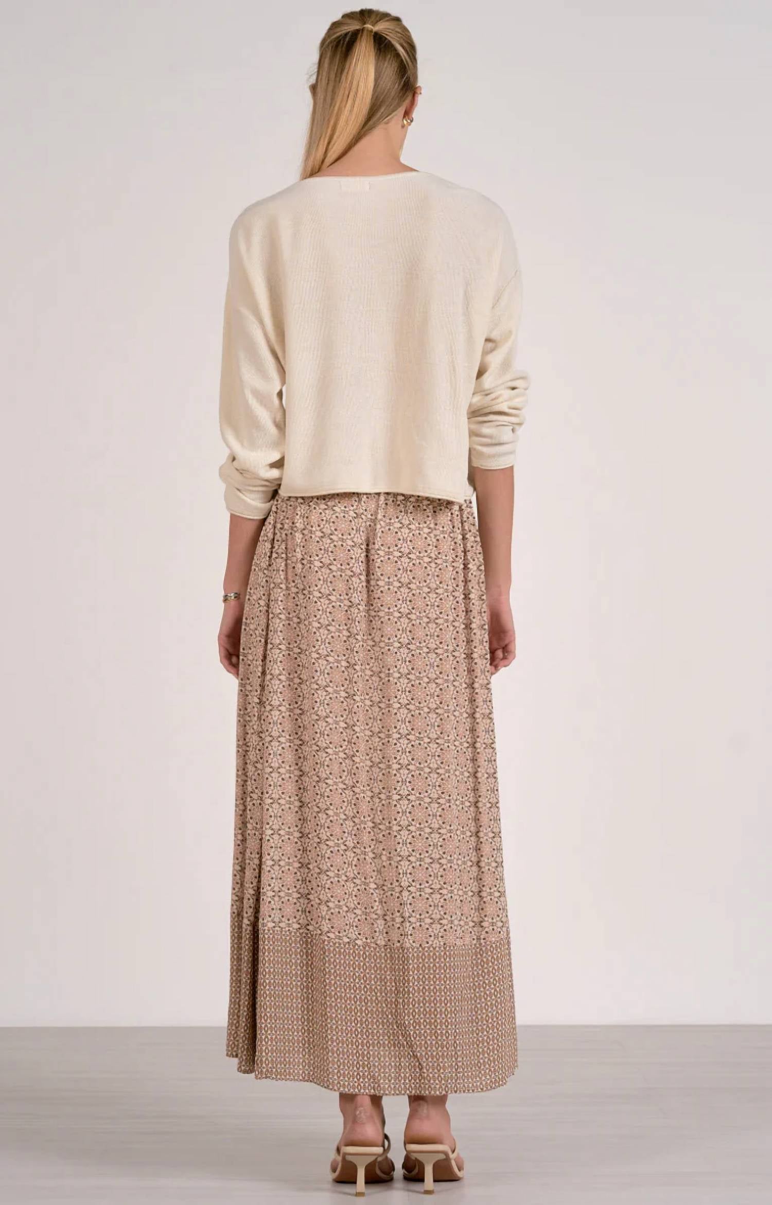 Elan - 3 Tiered Maxi Skirt