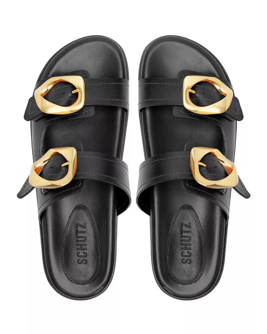 Schutz - Women's Sporty Leather Sandal