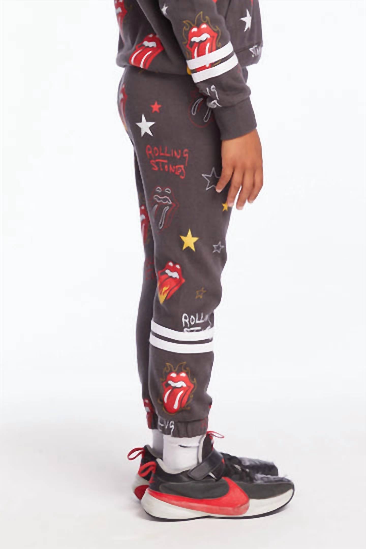 Chaser - Boy's Tongue Logo Stars Pants