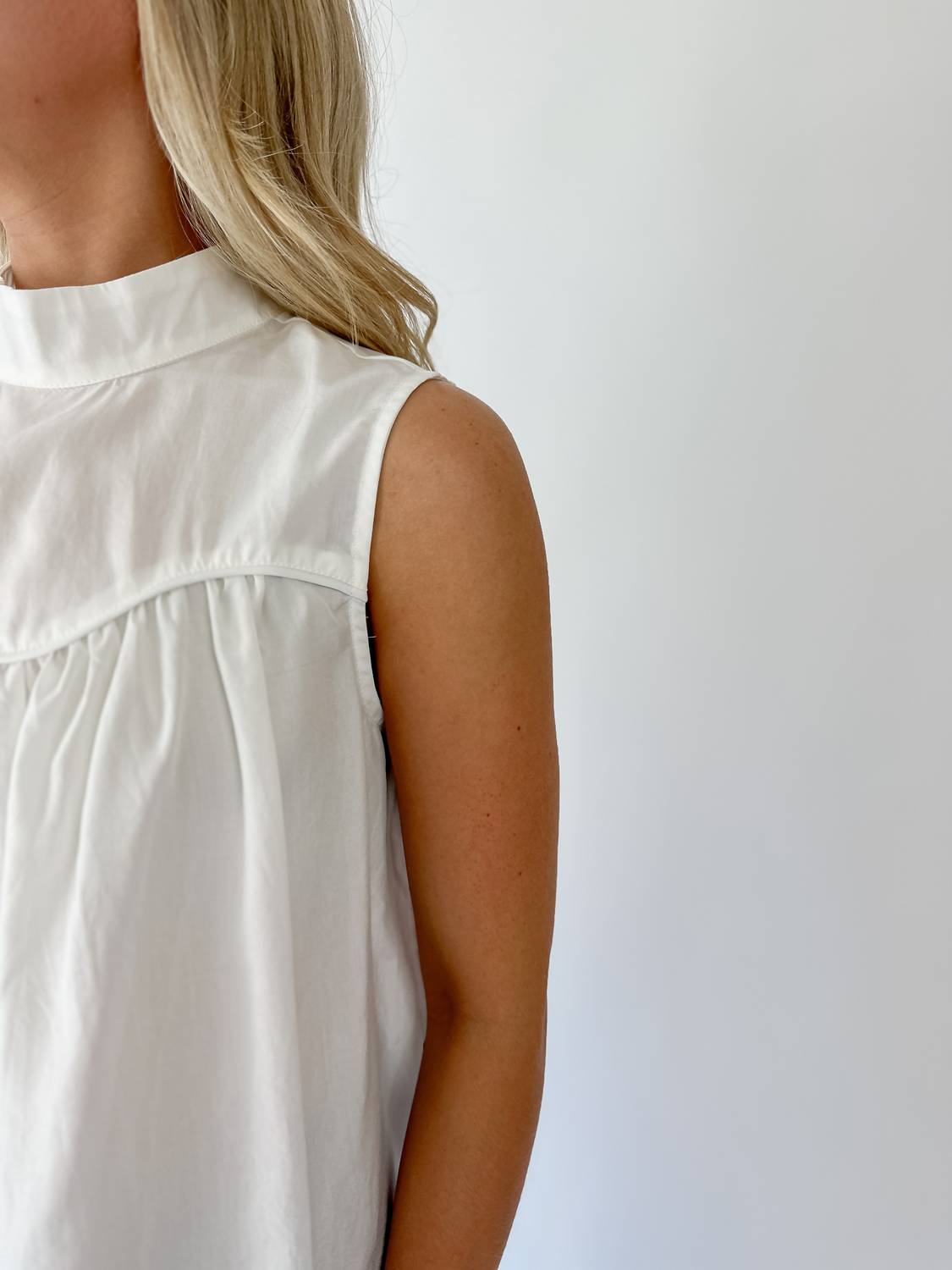 Sage The Label - Women's Marie Mock Neck Tank Top