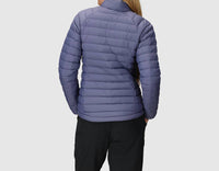 OUTDOOR RESEARCH Transcendent Down Jacket in summit - women's jacket - detail view