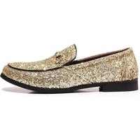 Cosidram - Men's Slide On Buckle Loafer Shoes