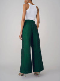 Haveli - Isa Silk Wide Leg Trousers