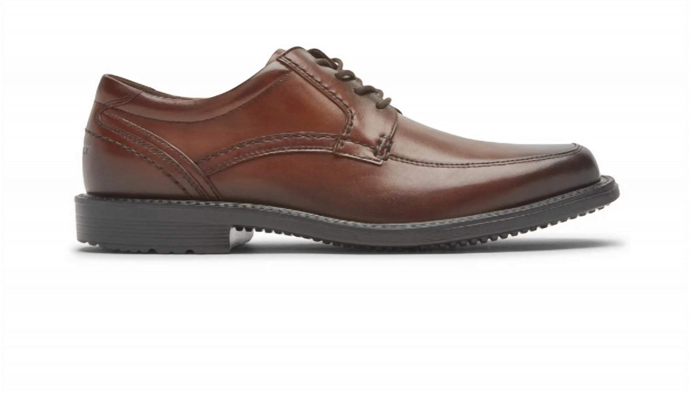 ROCKPORT Men's Apron Toe Shoe in tan 1 - men's shoe - alternate view