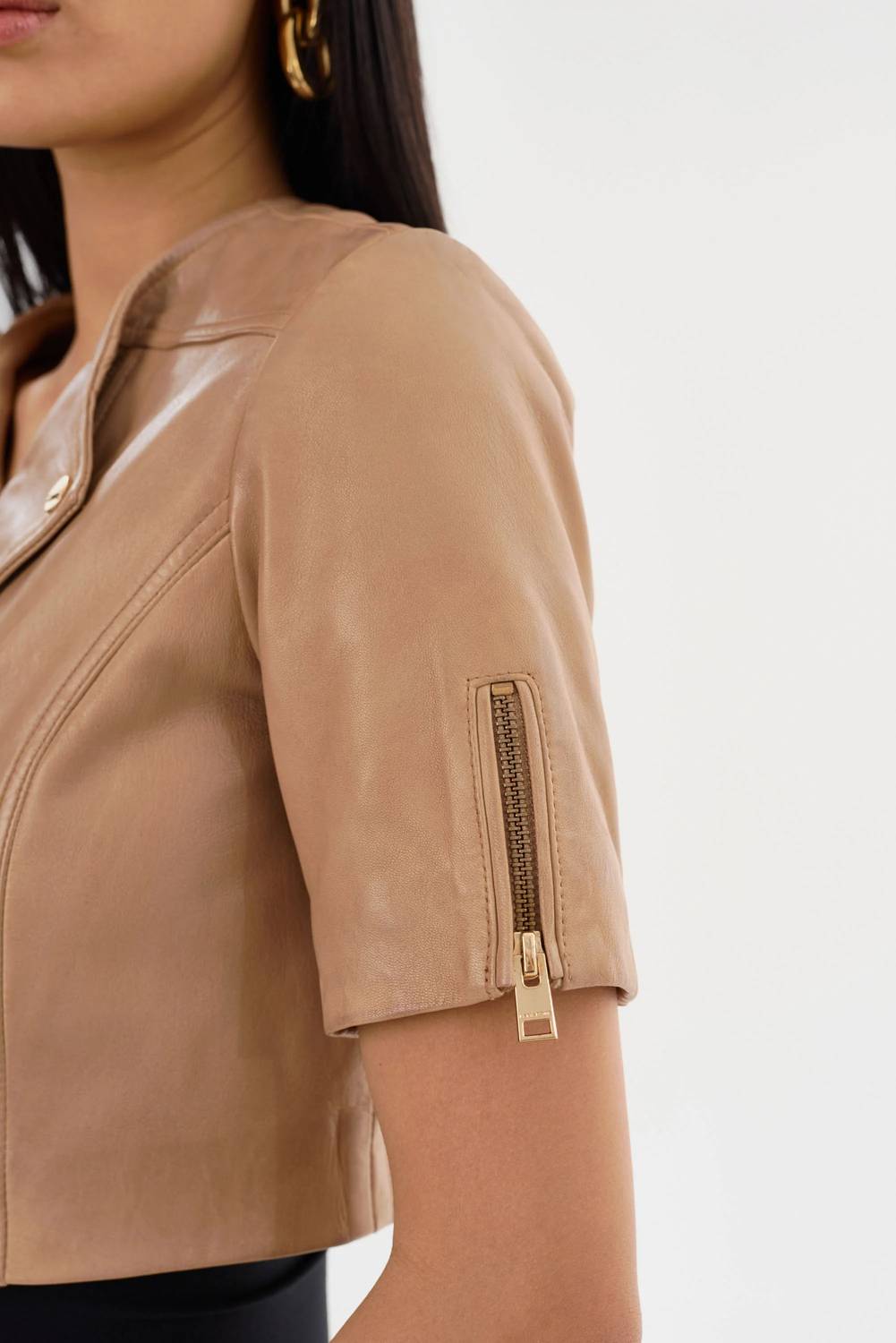 Lamarque - Kirsi Cropped Biker Jacket