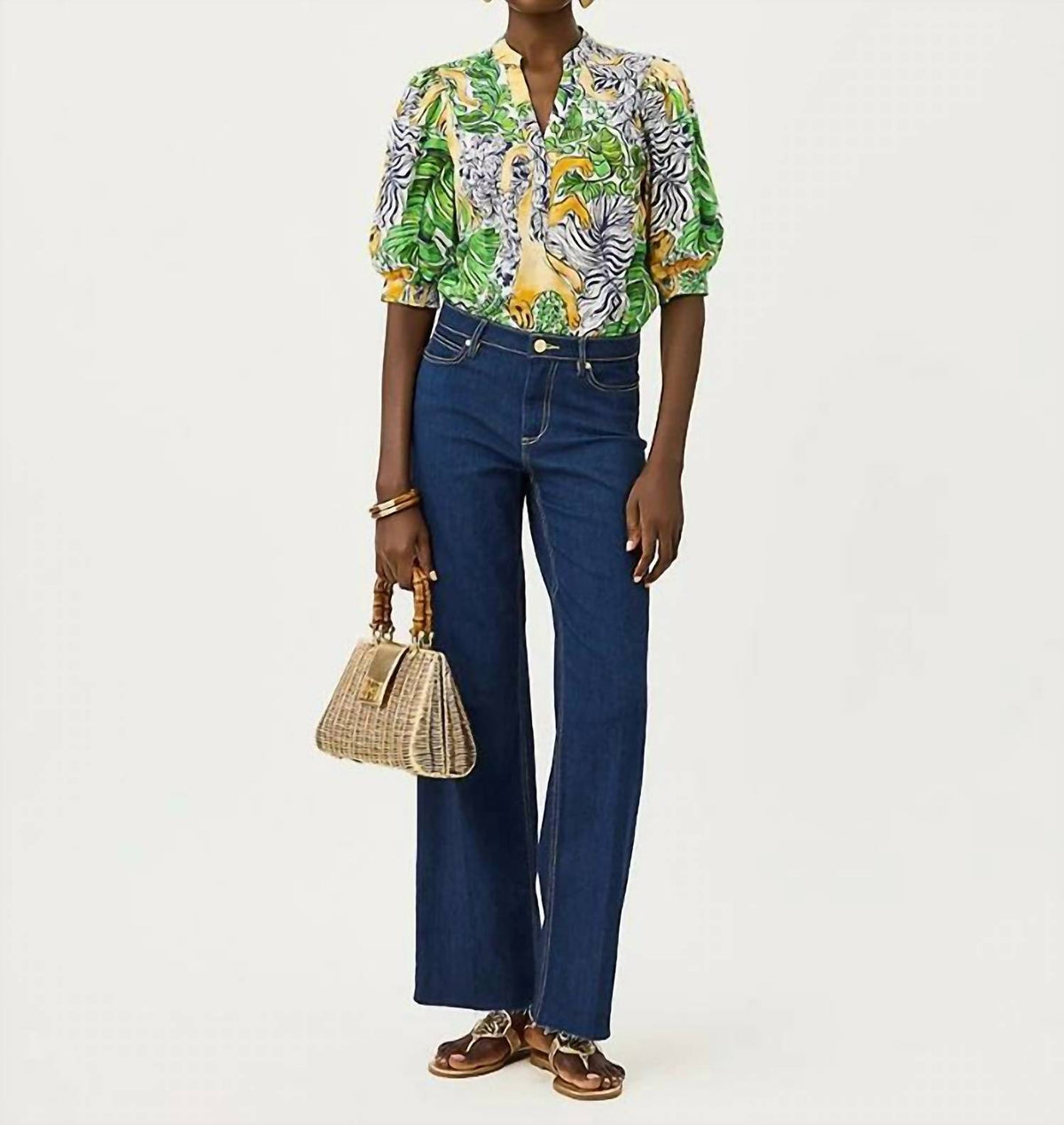 Lilly Pulitzer - Mialeigh Puff Sleeves Top