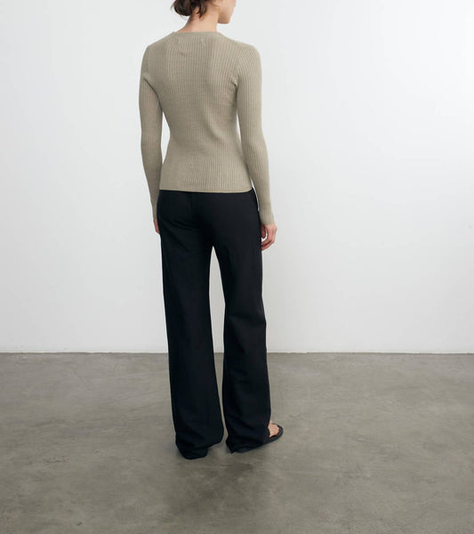 Enza Costa - LINEN COTTON L/S SWEATER TEE