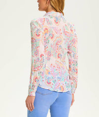 Fdj - Crinkle Printed Shirt Blouse