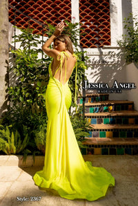 Jessica Angel - Women's V Neck Long Dress