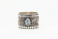 Avenue Chic - Women's Royal Paisley Ring