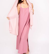 Line in the Sand Pacific Linen Maxi Dress in the sand pacific linen maxi dress in mauve - women's dress