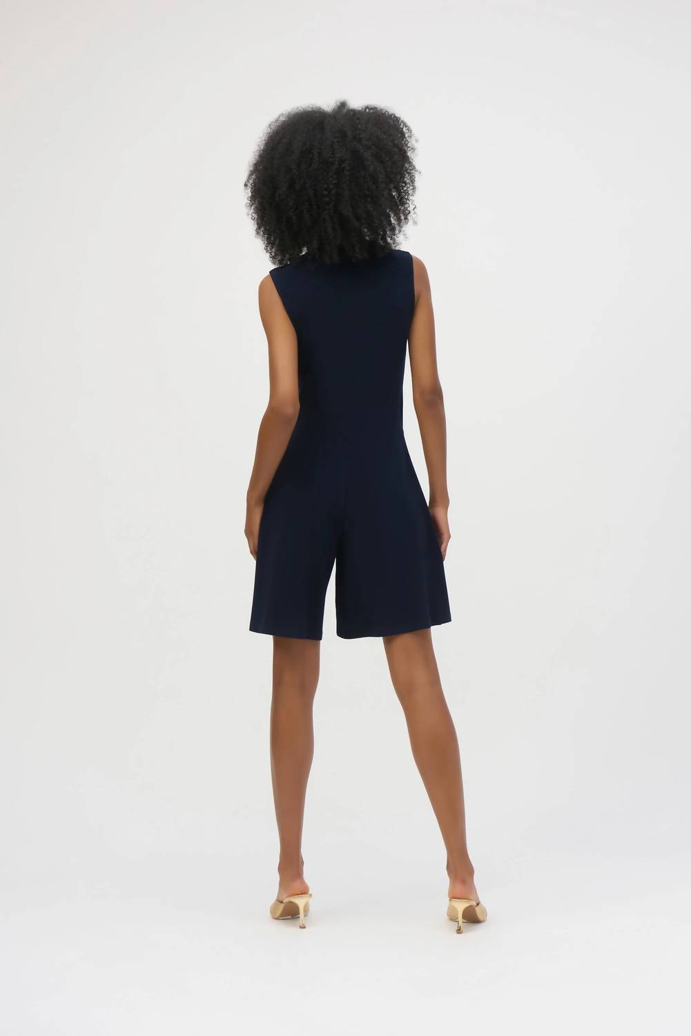 Joseph Ribkoff - Wrap Sleeveless Jumpsuit