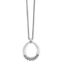 Brighton - Women's Interlok Braid Drop Necklace