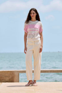 Sita Murt - Dropped Sleeve Striped Sweater