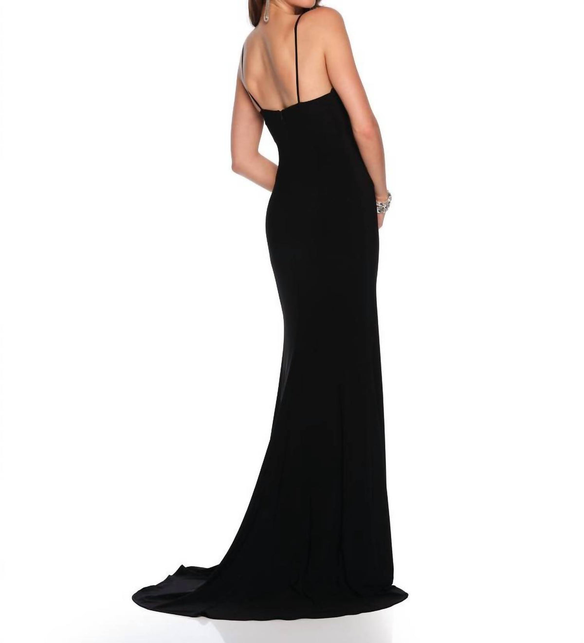 Dave & Johnny - Cut Out Jersey Gown