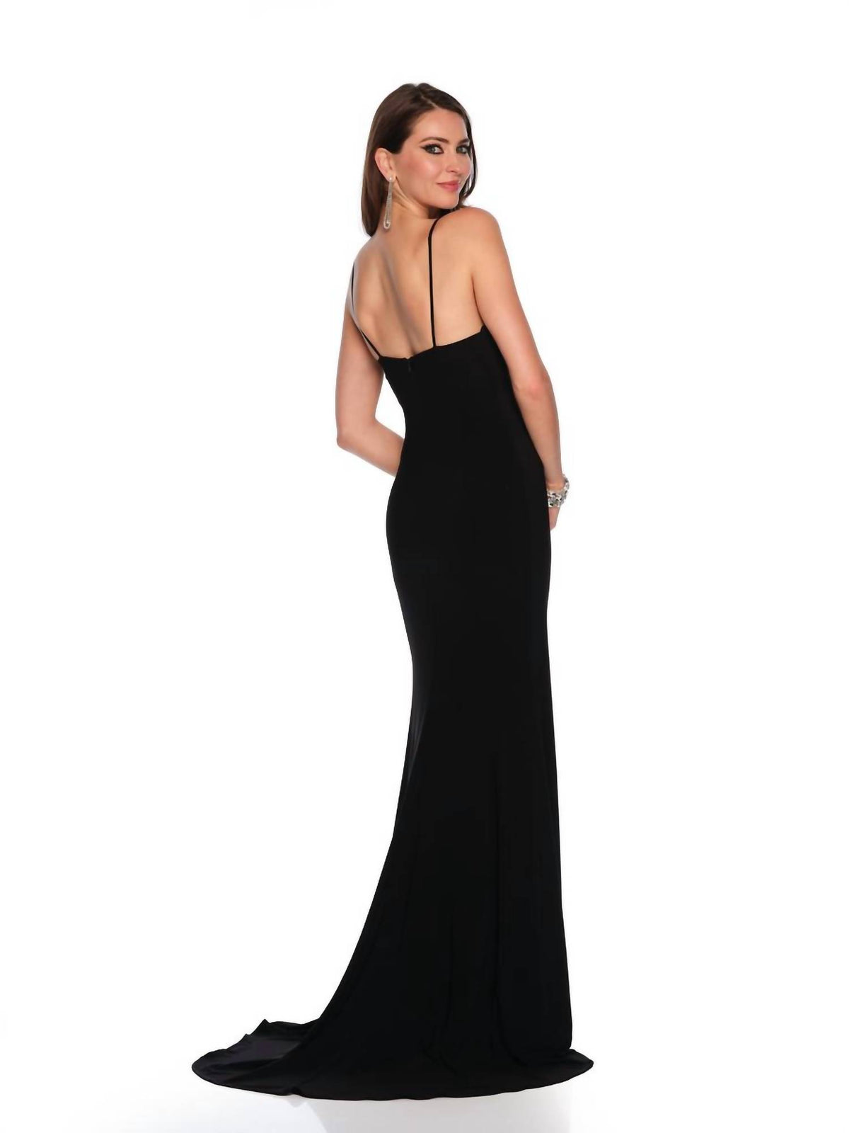 Dave & Johnny - Cut Out Jersey Gown