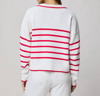 Splendid - Arden Stripe Polo Sweater