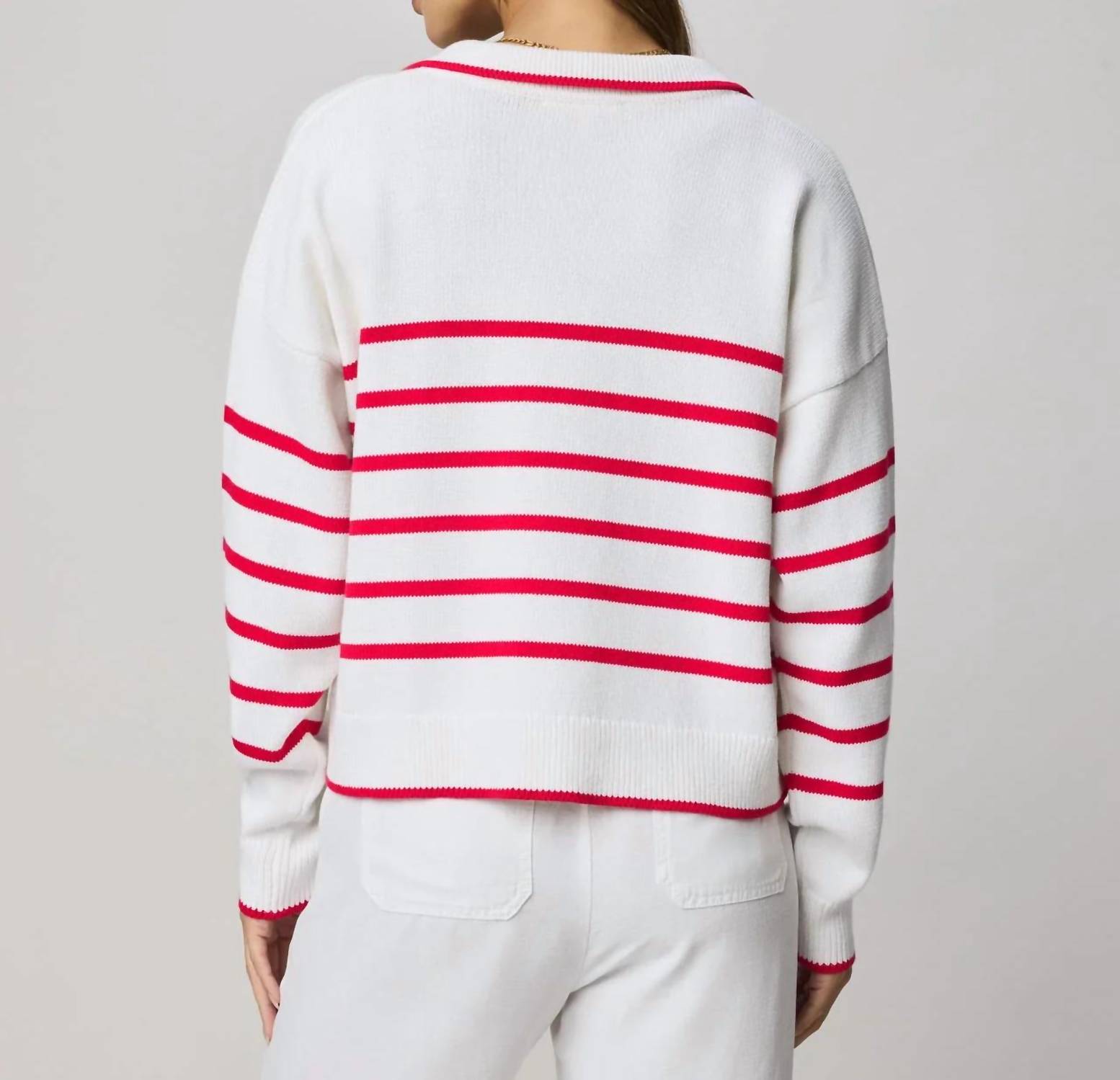 Splendid - Arden Stripe Polo Sweater