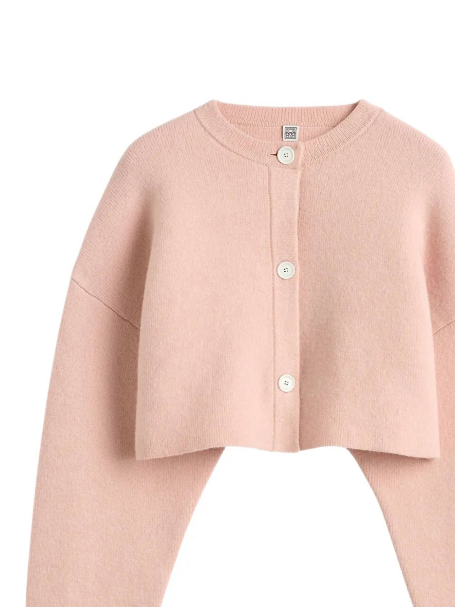 Toteme - Cropped Oversized Cardigan