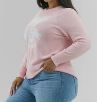 Minnie Rose - You Get No Love From Me Long Sleeve Sweater - Plus
