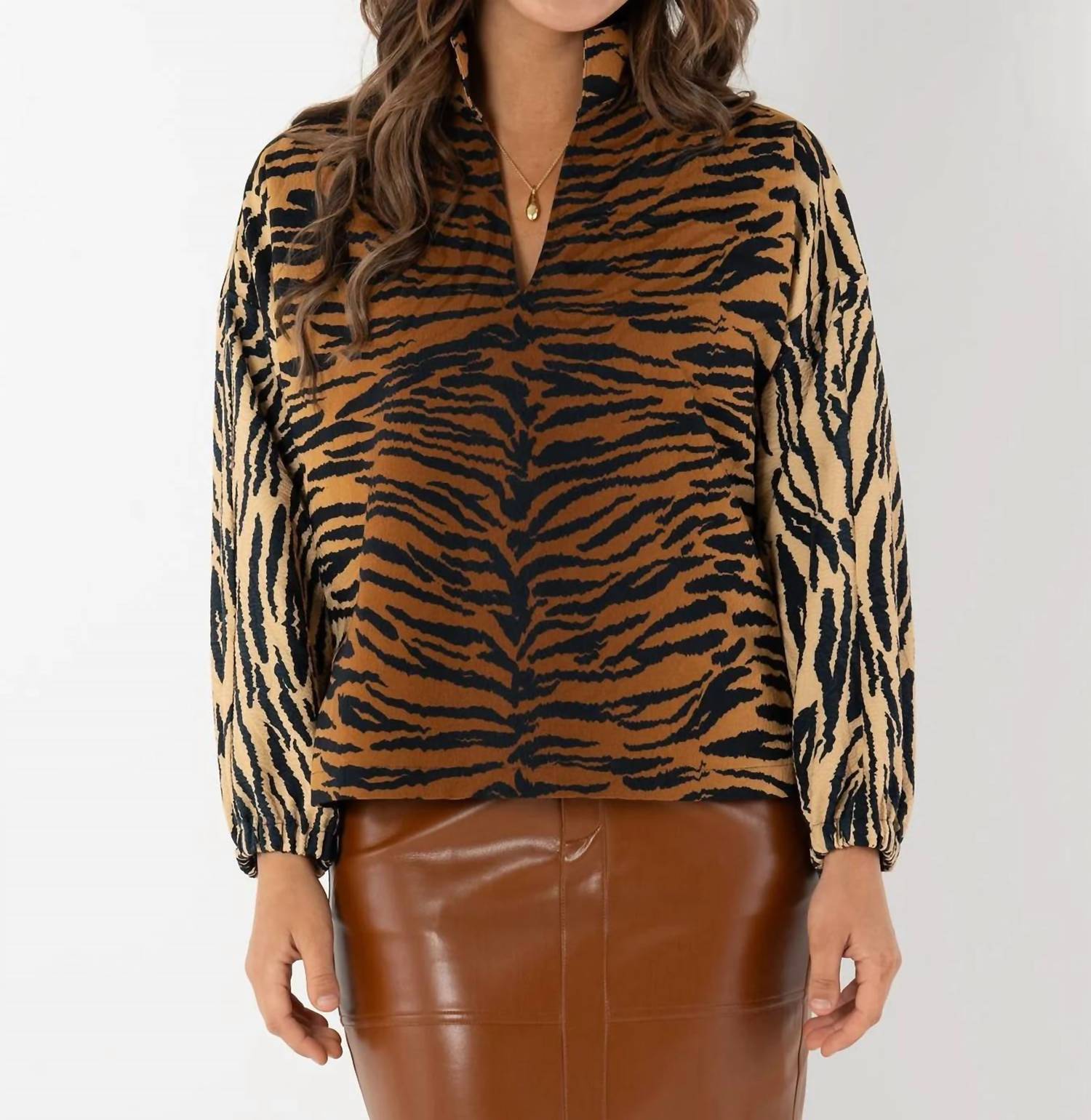 Emily Mccarthy - Long-Sleeve Poppy Top