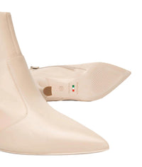 NeroGiardini Women's Pointed Toe Ankle Boot in natura - women's shoe - view 4