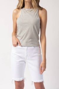 Frame - Le High Racer Striped Tank