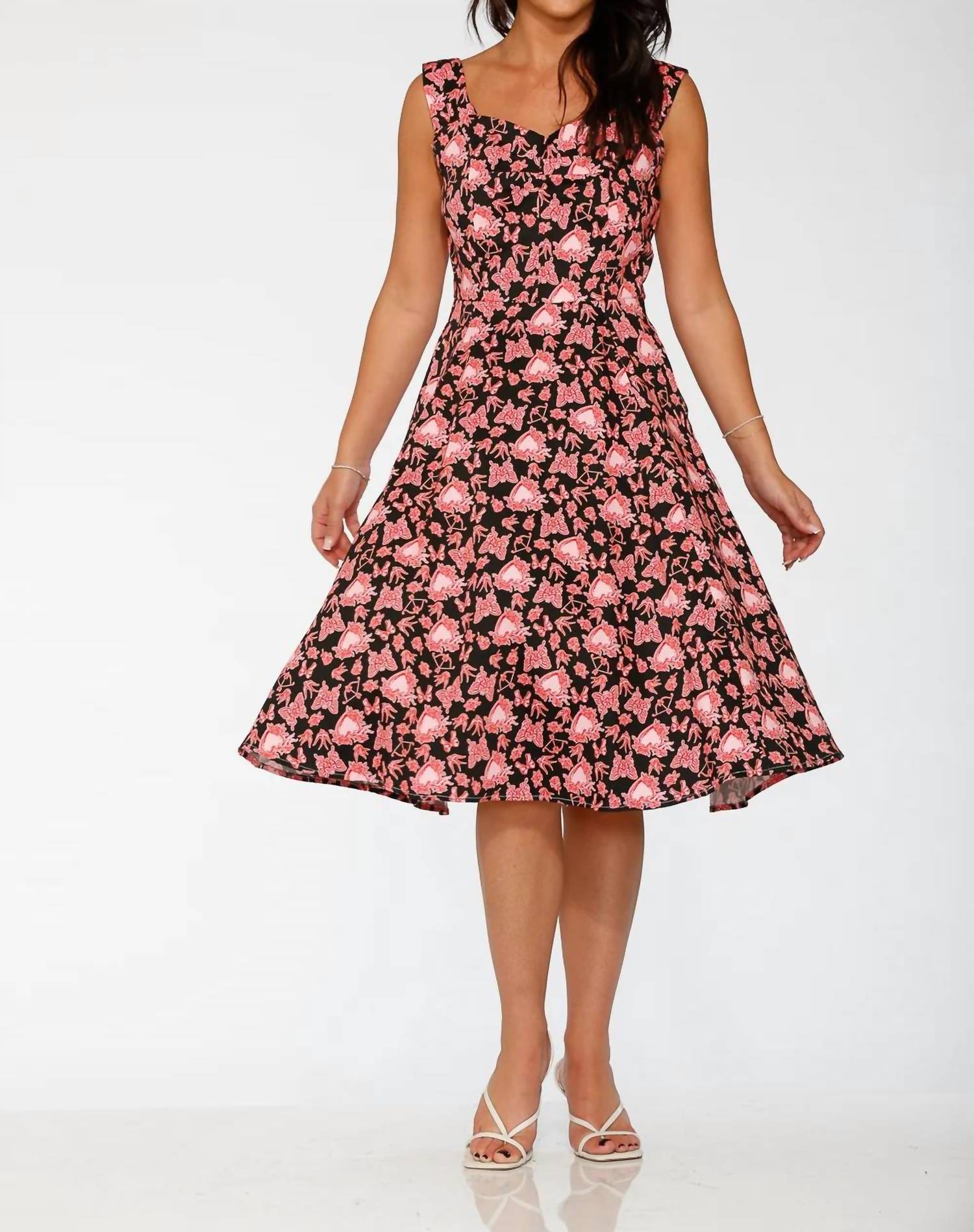 Orchid Bloom - Heart Angel Swing Dress
