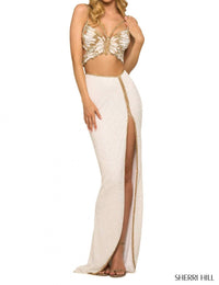 Sherri Hill - Butterfly Top Two Piece Dress