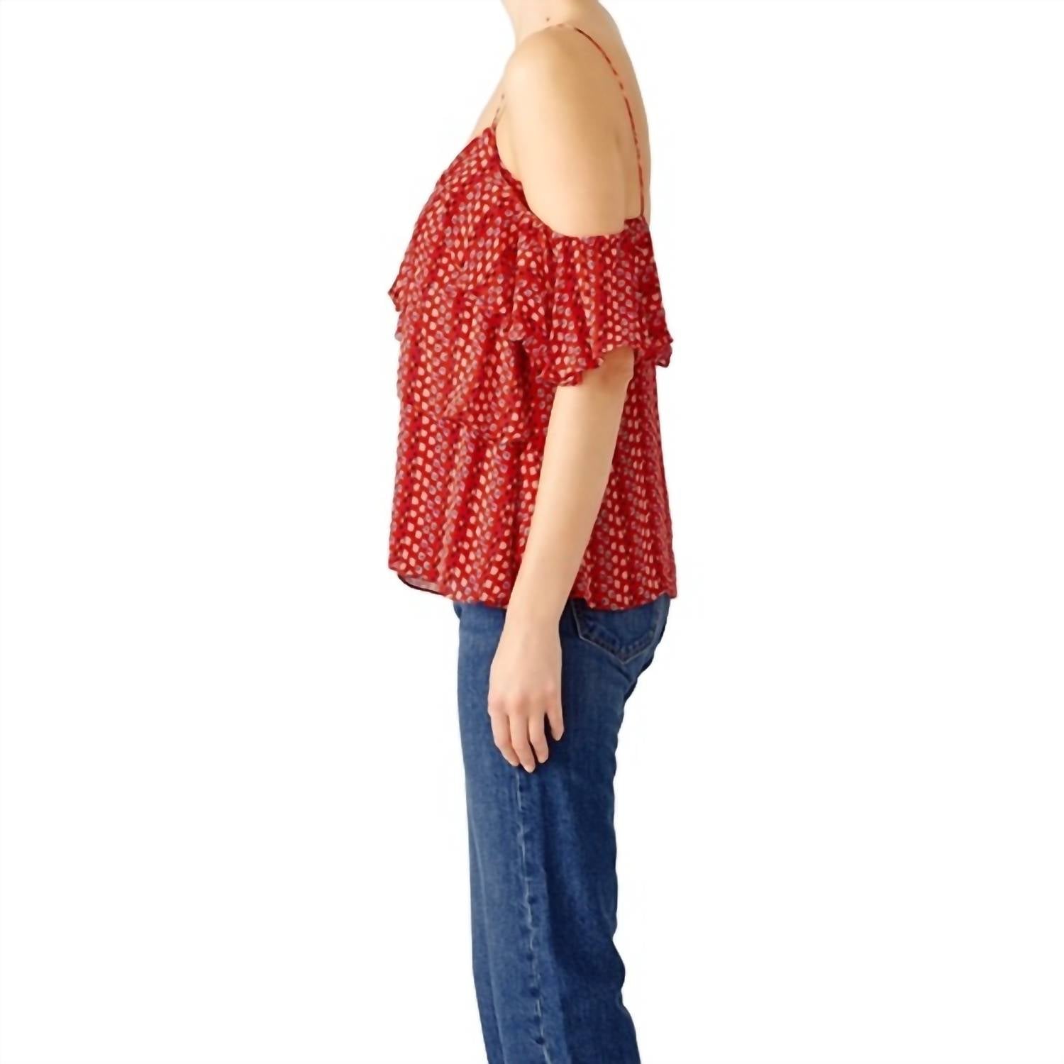 Women's Chiara Floral Silk Cami Top