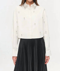 Jonathan Simkhai - Renata Embellished Cotton Shirt
