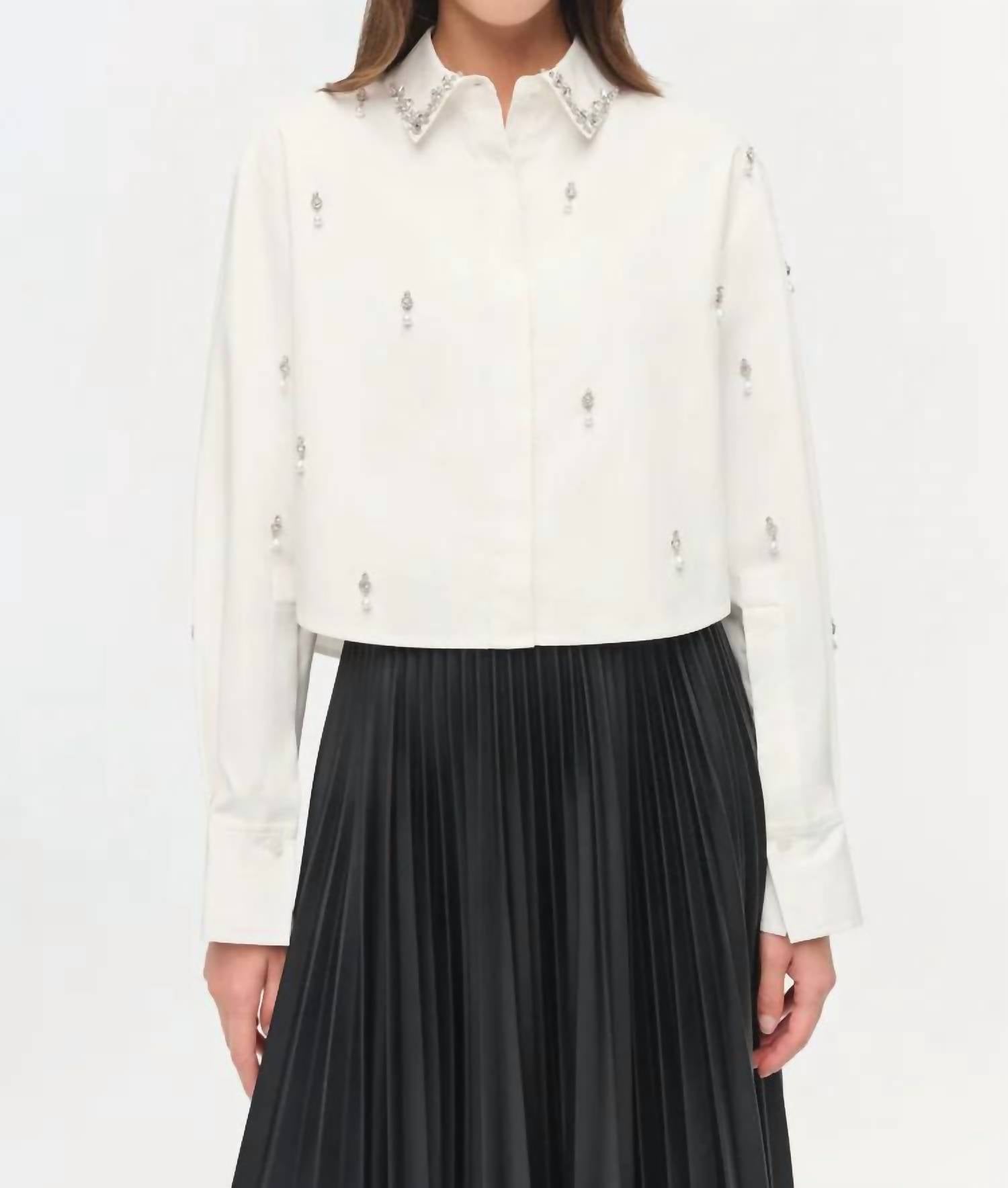 Jonathan Simkhai - Renata Embellished Cotton Shirt