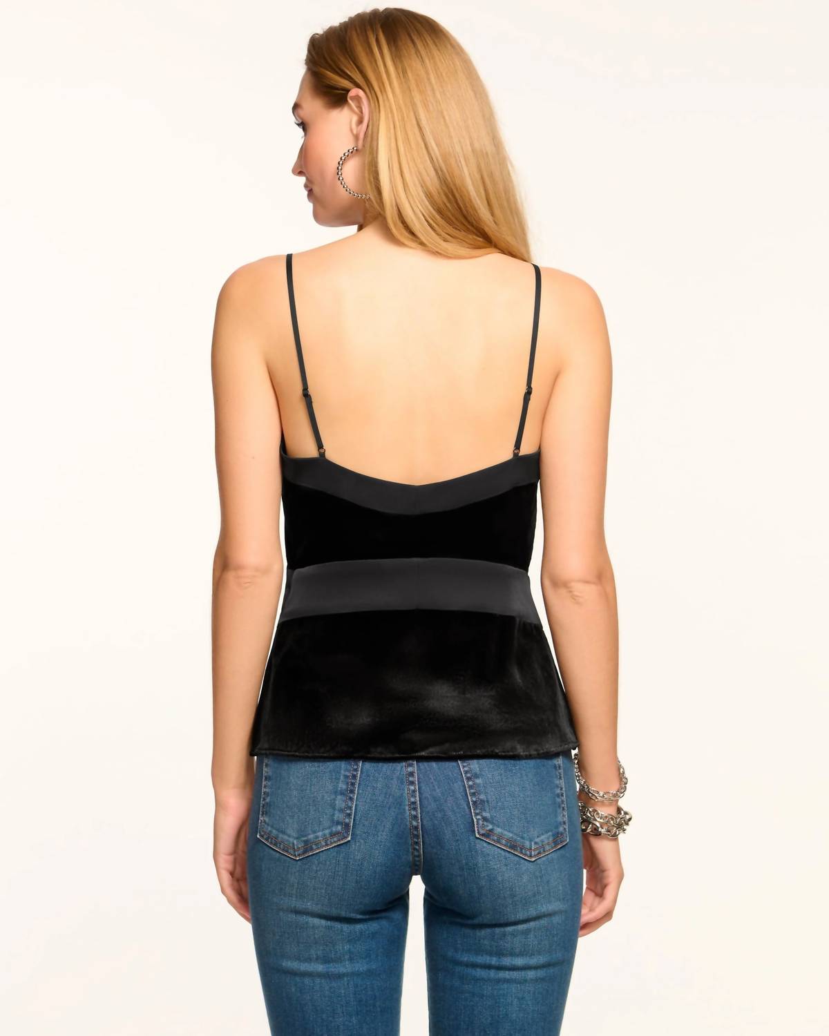 Ramy Brook - Otis Velvet V-neck Cami Tank Top