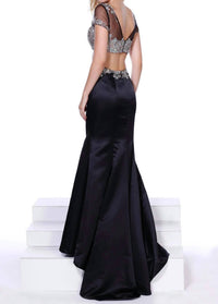 Nox Anabel - 2 Piece Fit And Flare Rhinestones Dress