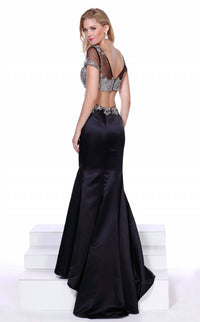 Nox Anabel - 2 Piece Fit And Flare Rhinestones Dress