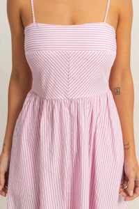 Hyfve - Striped Spaghetti Strap Dress