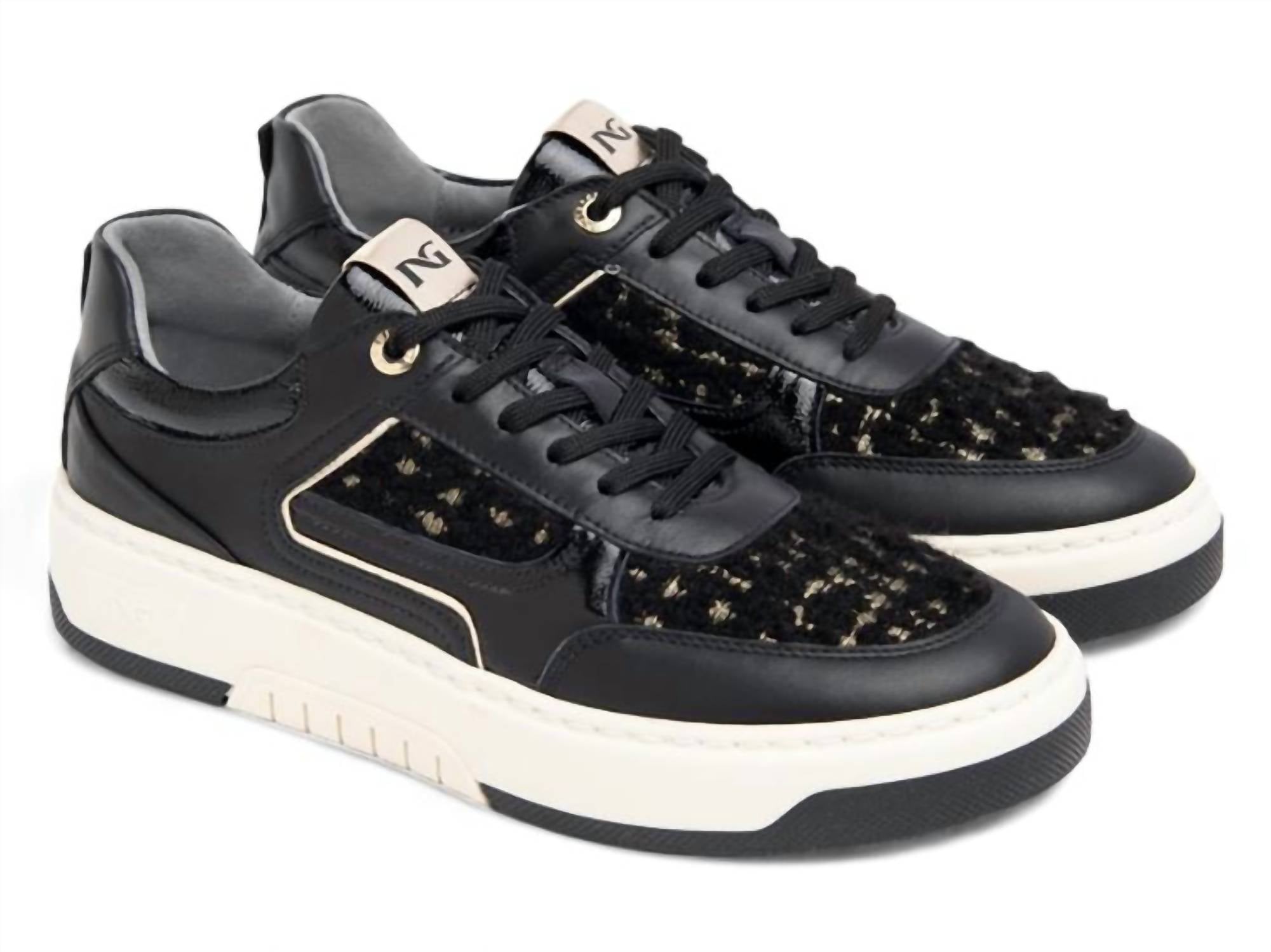 NeroGiardini Women's Guanto Boucle Sneaker in black - women's sneaker