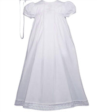 Little Things Mean a Lot Kid's Victorian Style Christening Baptism Gown in white - kids' dress - view 4