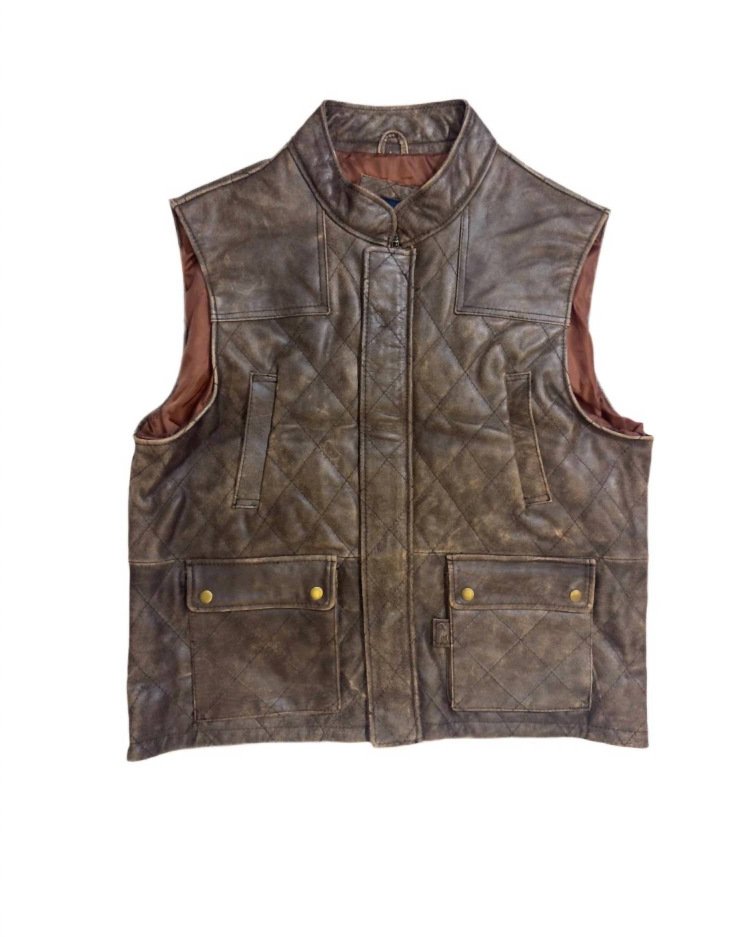 Southern Casanova - Men's Genuine Cowhide Leather Vest