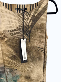 Pier Antonio Gaspari Women's Stam Long Dress in palm desert line - women's dress - detail view