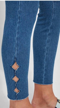 Lysse - Side Scallop Ankle Crop Leggings