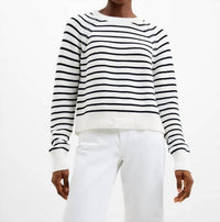 French Connection - Lillie Mozart Stripe Crew Sweater