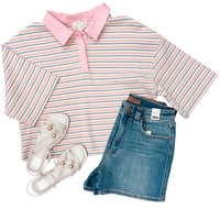 Entro - Women's Stripe Polo
