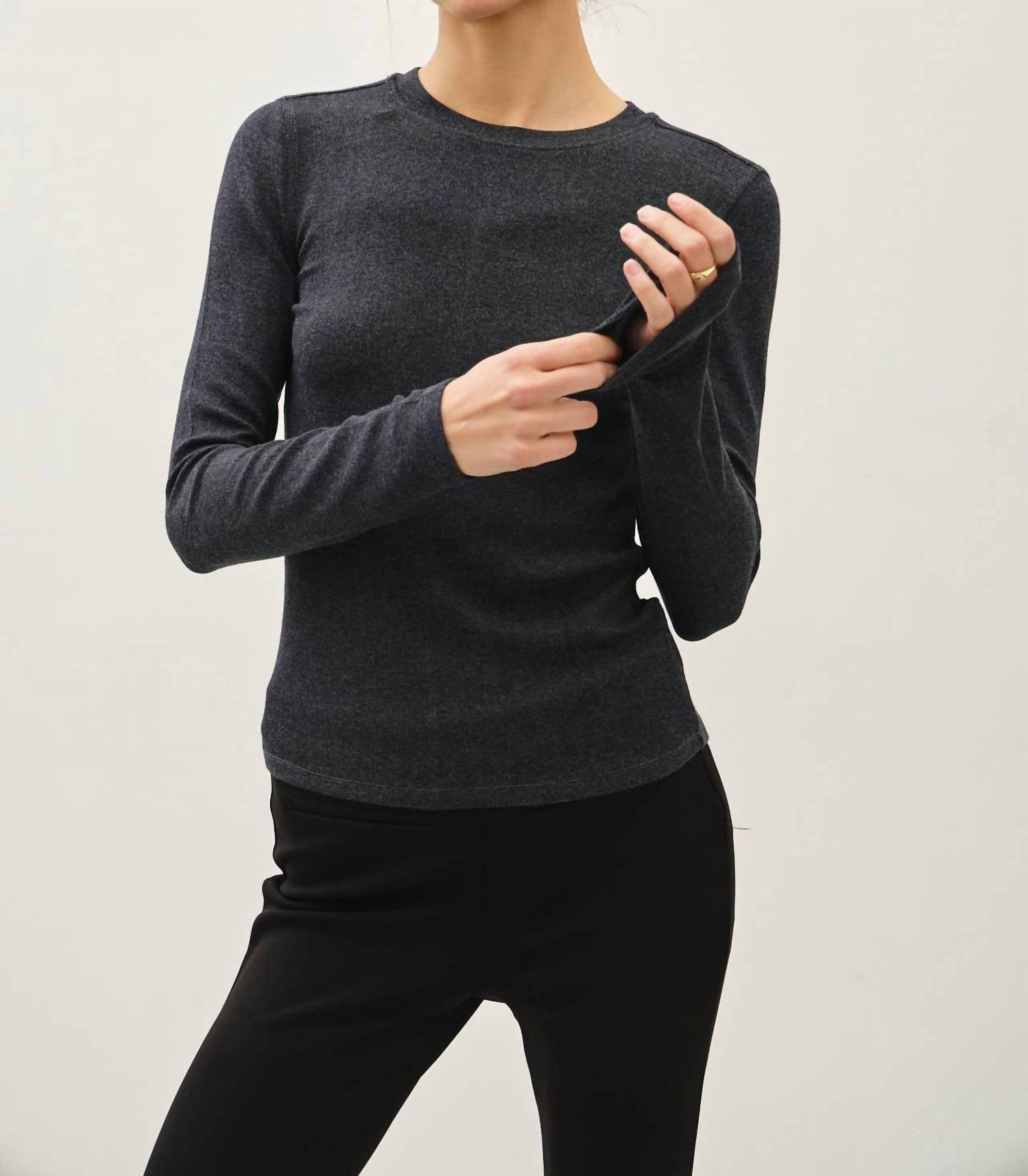 Be Cool - Raina Longsleeve Crewneck Top