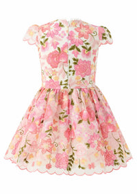Marlo - Girl's Avery Embroidered Mini Dress