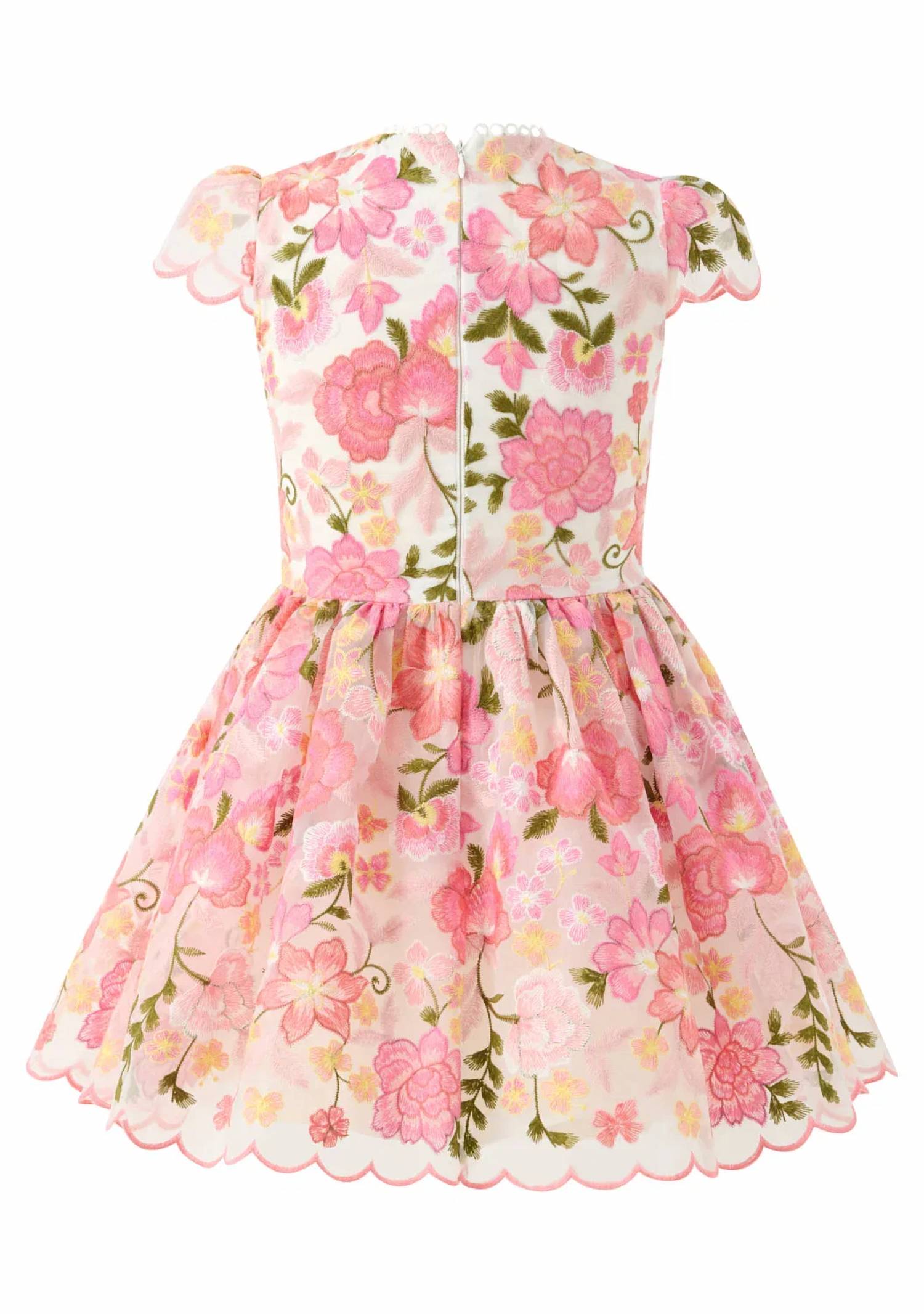 Marlo - Girl's Avery Embroidered Mini Dress