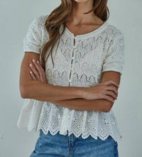 By Together - Sophia Peplum Top