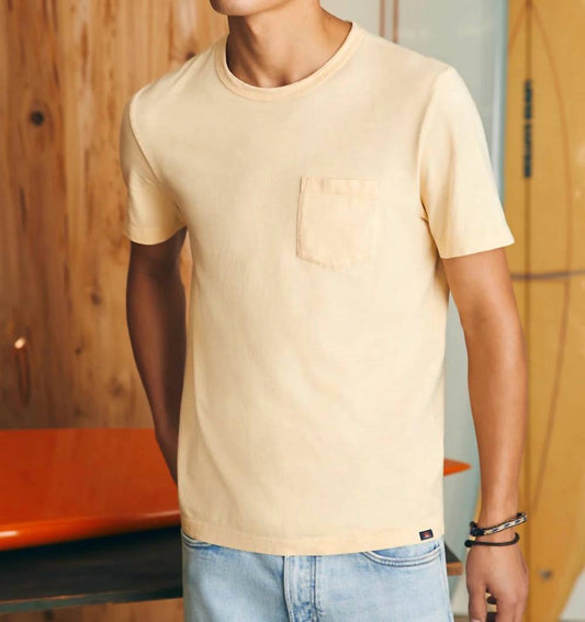 Faherty - Men's Sunwashed Pocket Tee