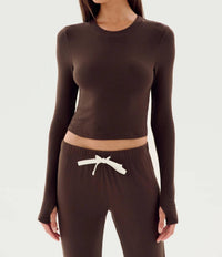 Splits59 - Louise Rib Long Sleeve Top